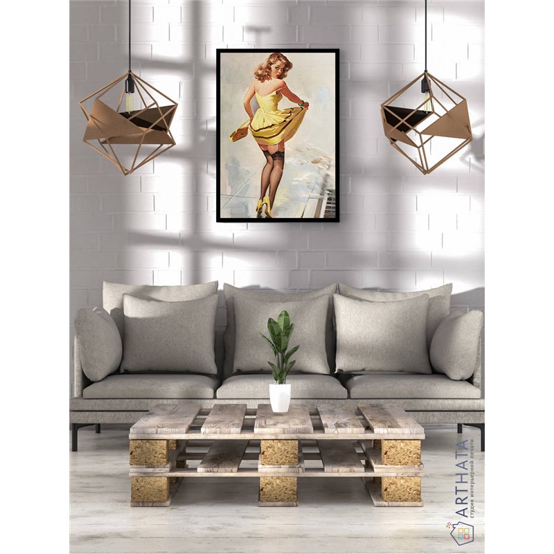 Постер, плакат интерьерный 40x60см - Pin-up Girl