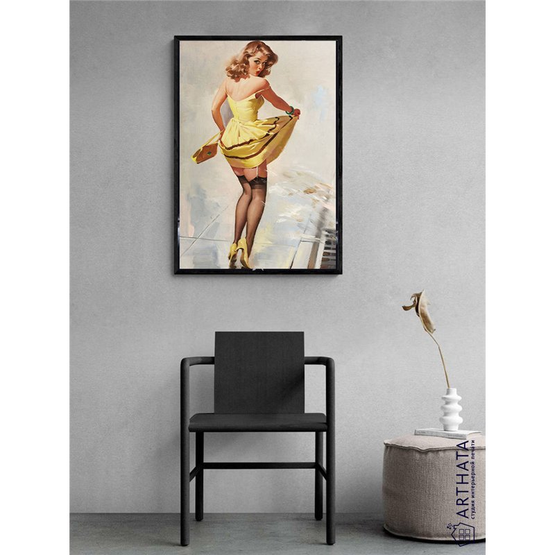 Постер, плакат интерьерный 40x60см - Pin-up Girl