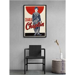 Постер, плакат интерьерный 40x60см - Charlie Chaplin
