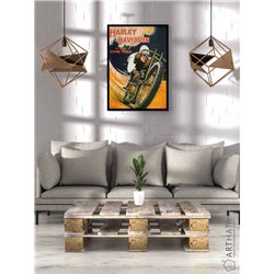 Постер, плакат интерьерный 40x60см - Harley Davidson