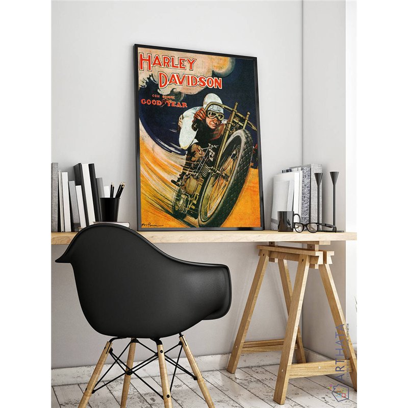 Постер, плакат интерьерный 40x60см - Harley Davidson