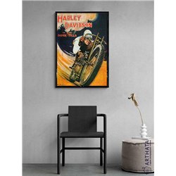 Постер, плакат интерьерный 40x60см - Harley Davidson