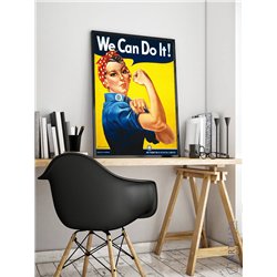 Постер, плакат интерьерный 40x60см - We can do it