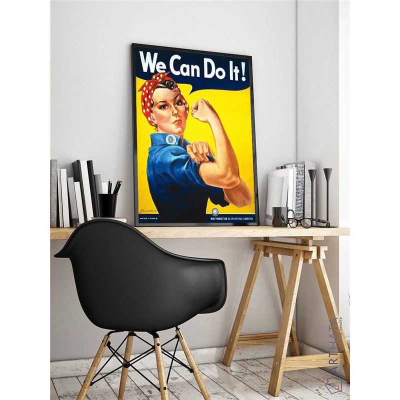 Постер, плакат интерьерный 40x60см - We can do it
