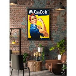 Постер, плакат интерьерный 40x60см - We can do it