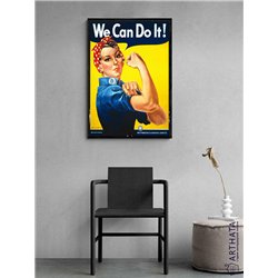 Постер, плакат интерьерный 40x60см - We can do it