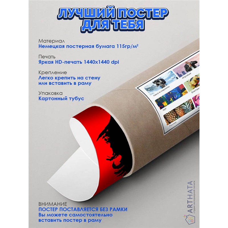 Постер, плакат интерьерный 40x60см - Che Guevara