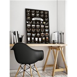 Постер, плакат интерьерный 40x60см - Coffee