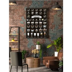 Постер, плакат интерьерный 40x60см - Coffee