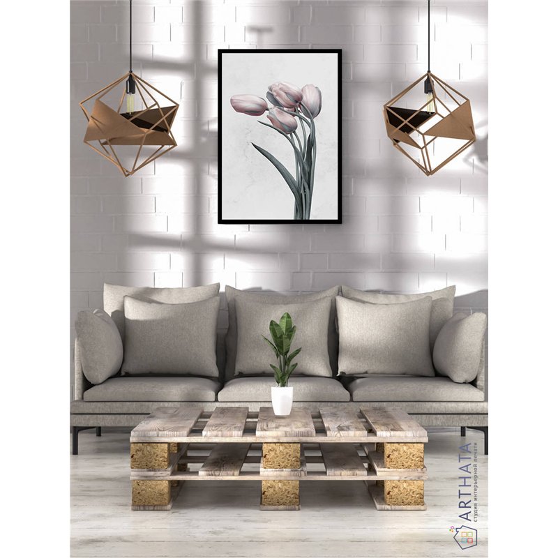 Постер, плакат интерьерный 40x60см - Tulips