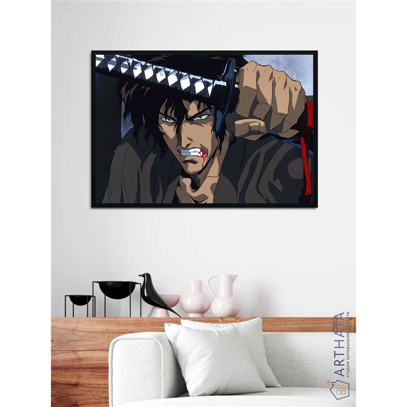 Постер, плакат интерьерный 40x60см - Ninja Scroll