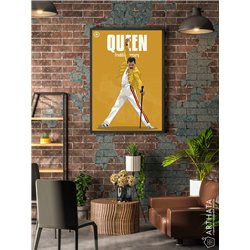 Постер, плакат интерьерный 40x60см - Freddie Mercury