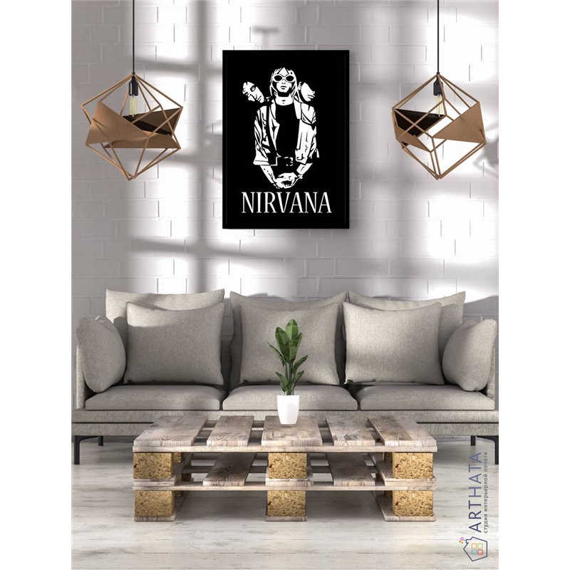 Постер, плакат интерьерный 40x60см - Nirvana