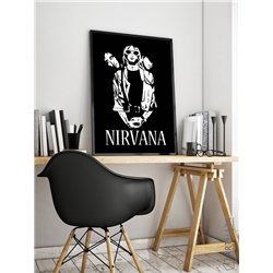 Постер, плакат интерьерный 40x60см - Nirvana