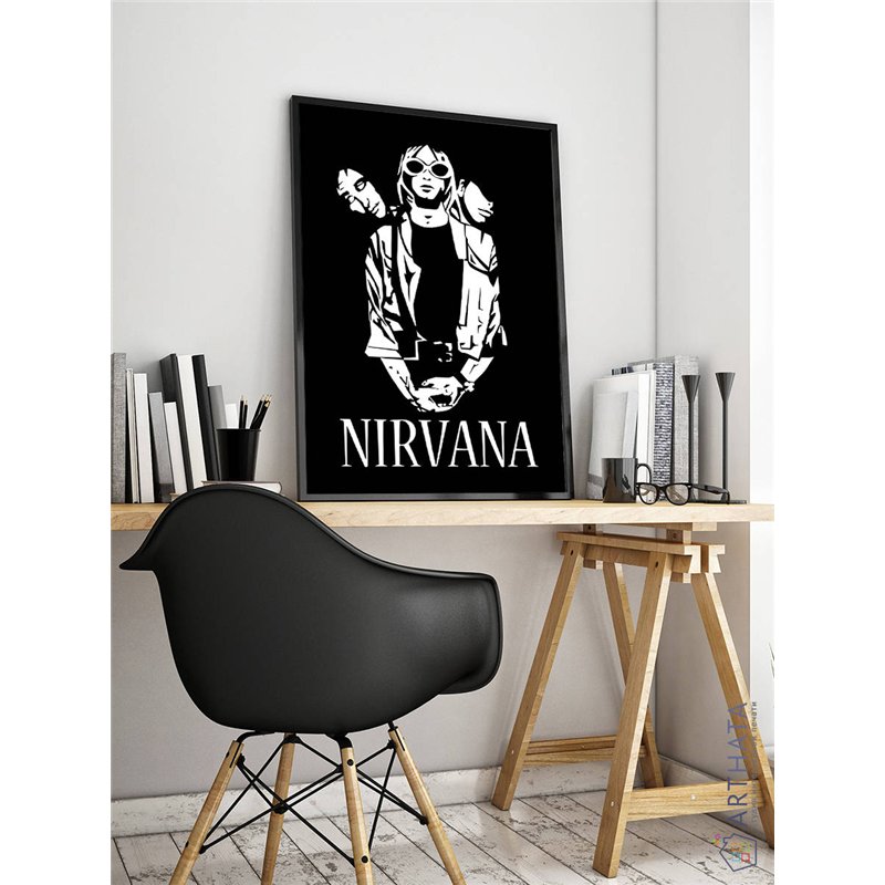 Постер, плакат интерьерный 40x60см - Nirvana