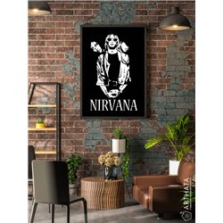 Постер, плакат интерьерный 40x60см - Nirvana