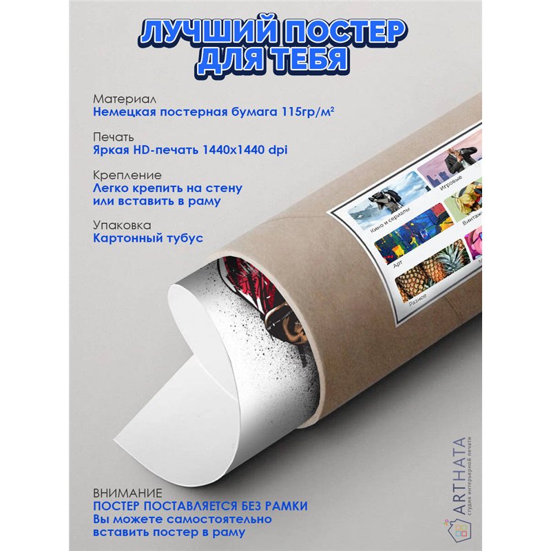 Постер, плакат интерьерный 40x60см - 2 pac