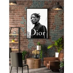 Постер, плакат интерьерный 40x60см - ASAP Rocky Dior