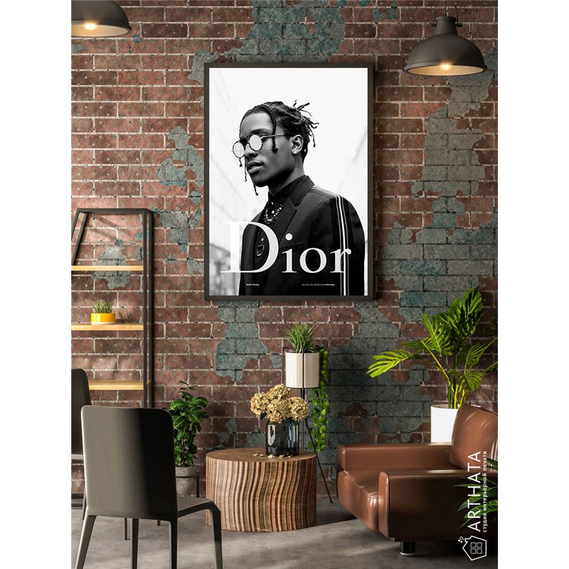 Постер, плакат интерьерный 40x60см - ASAP Rocky Dior