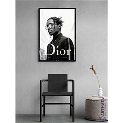 Постер, плакат интерьерный 40x60см - ASAP Rocky Dior