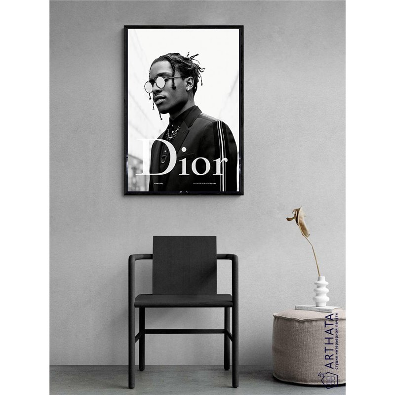Постер, плакат интерьерный 40x60см - ASAP Rocky Dior