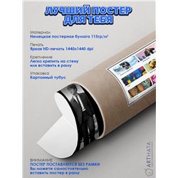 Постер, плакат интерьерный 40x60см - The Beatles