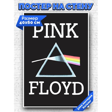 Постер, плакат интерьерный 40x60см - Pink Floyd