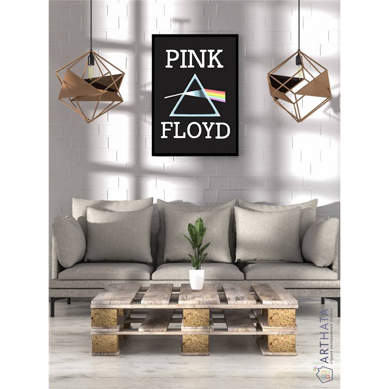 Постер, плакат интерьерный 40x60см - Pink Floyd