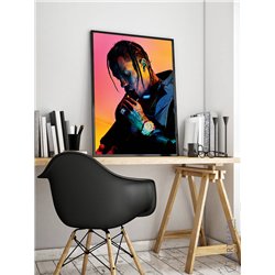 Постер, плакат интерьерный 40x60см - Travis Scott