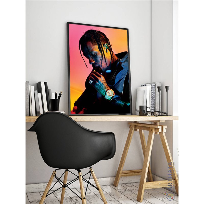 Постер, плакат интерьерный 40x60см - Travis Scott