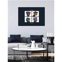 Постер, плакат интерьерный 40x60см - Gorillaz