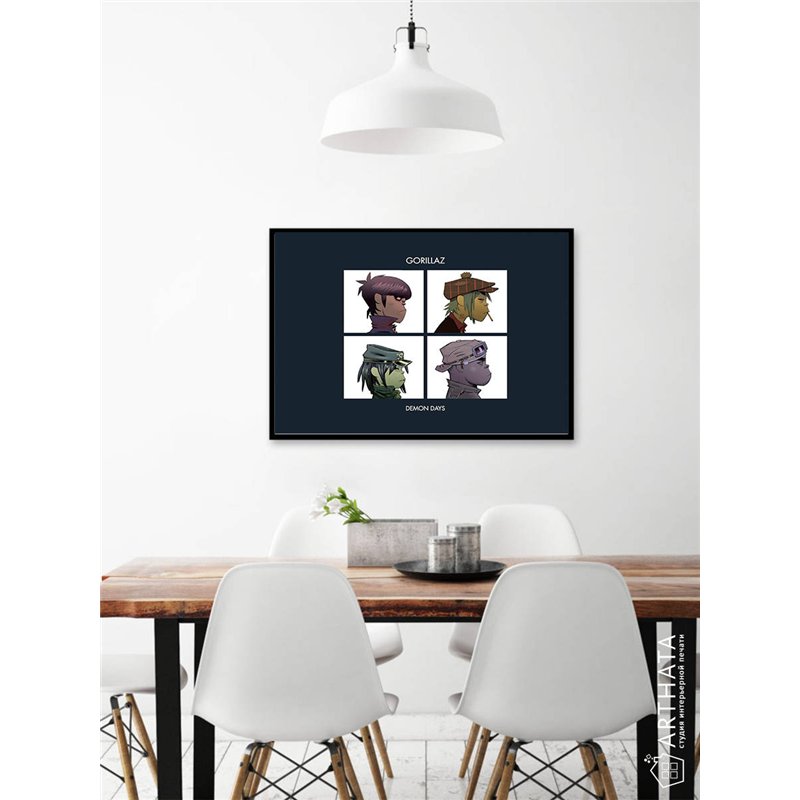 Постер, плакат интерьерный 40x60см - Gorillaz
