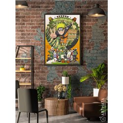 Постер, плакат интерьерный 40x60см - Naruto