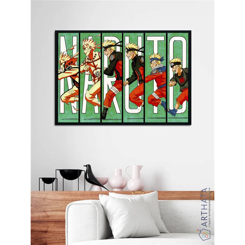 Постер, плакат интерьерный 40x60см - Naruto