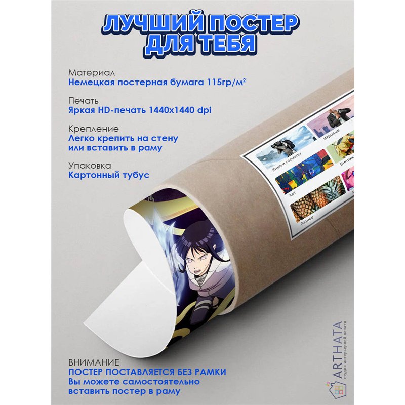 Постер, плакат интерьерный 40x60см - Naruto