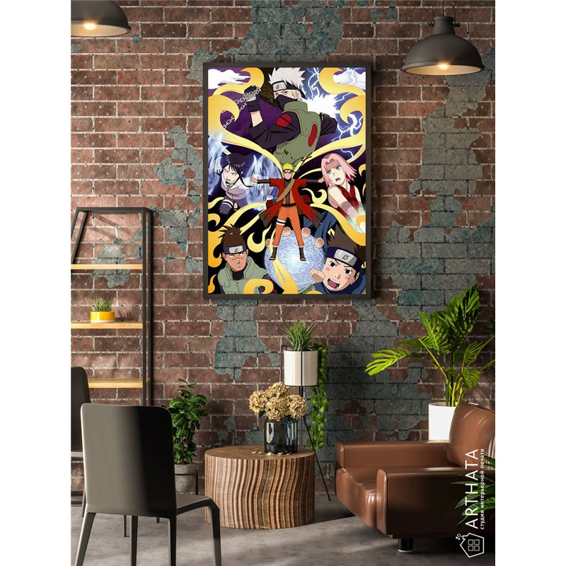 Постер, плакат интерьерный 40x60см - Naruto