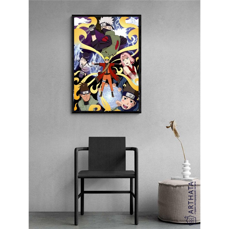 Постер, плакат интерьерный 40x60см - Naruto
