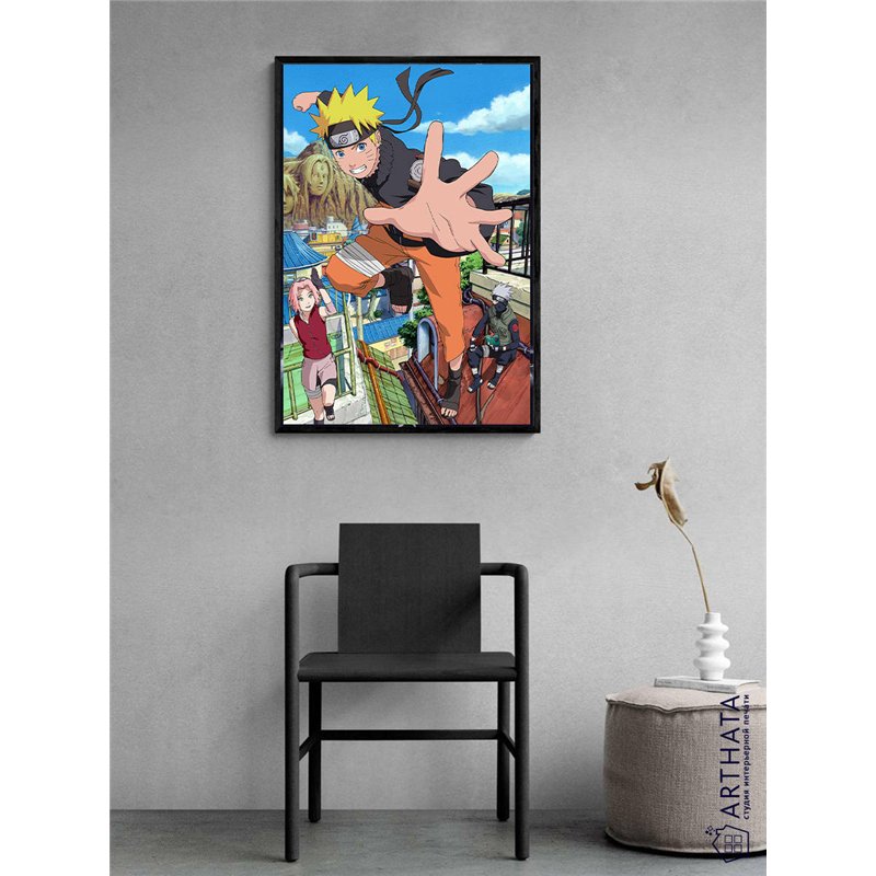 Постер, плакат интерьерный 40x60см - Naruto
