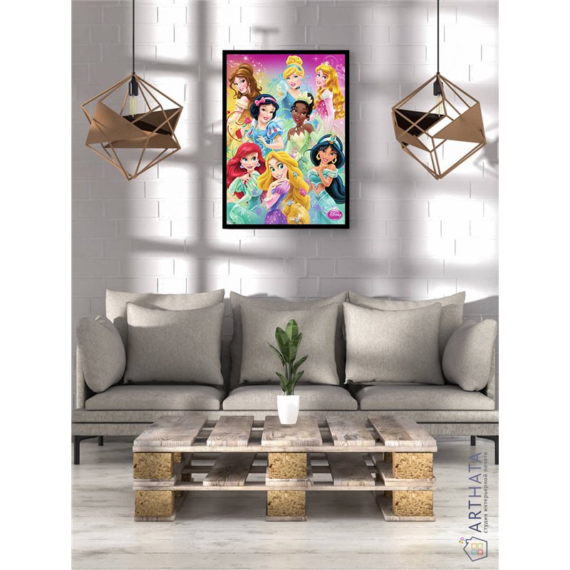 Постер, плакат интерьерный 40x60см - Princess Disney