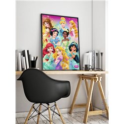 Постер, плакат интерьерный 40x60см - Princess Disney