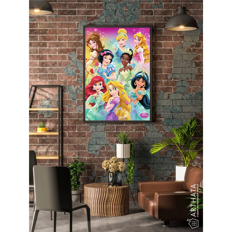 Постер, плакат интерьерный 40x60см - Princess Disney