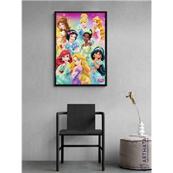 Постер, плакат интерьерный 40x60см - Princess Disney
