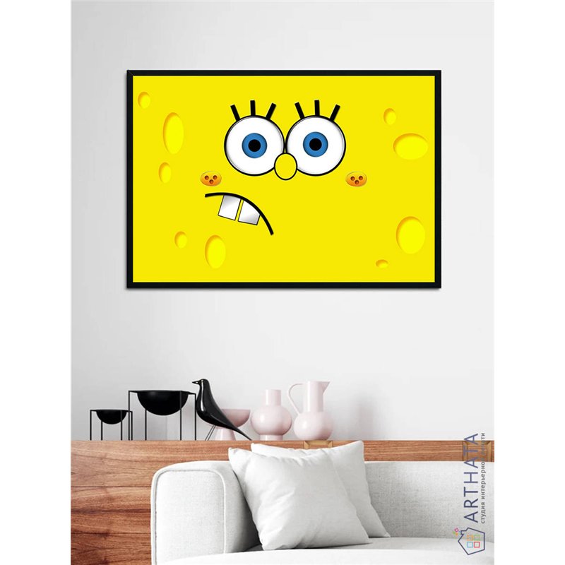 Постер, плакат интерьерный 40x60см - SpongeBob