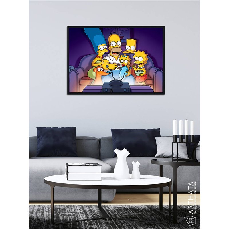 Постер, плакат интерьерный 40x60см - Simpsons