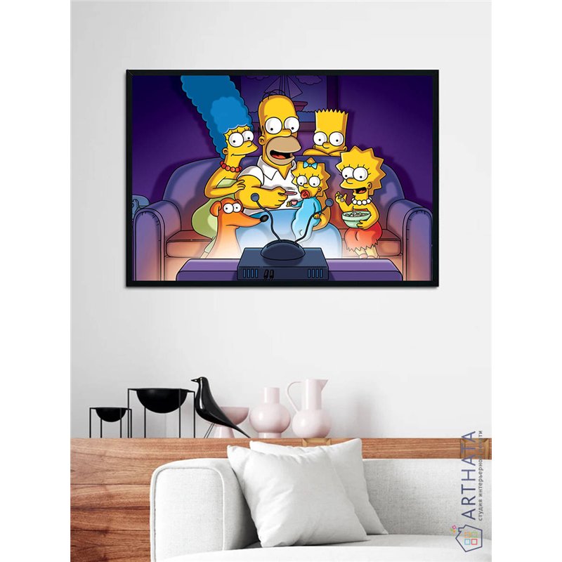 Постер, плакат интерьерный 40x60см - Simpsons