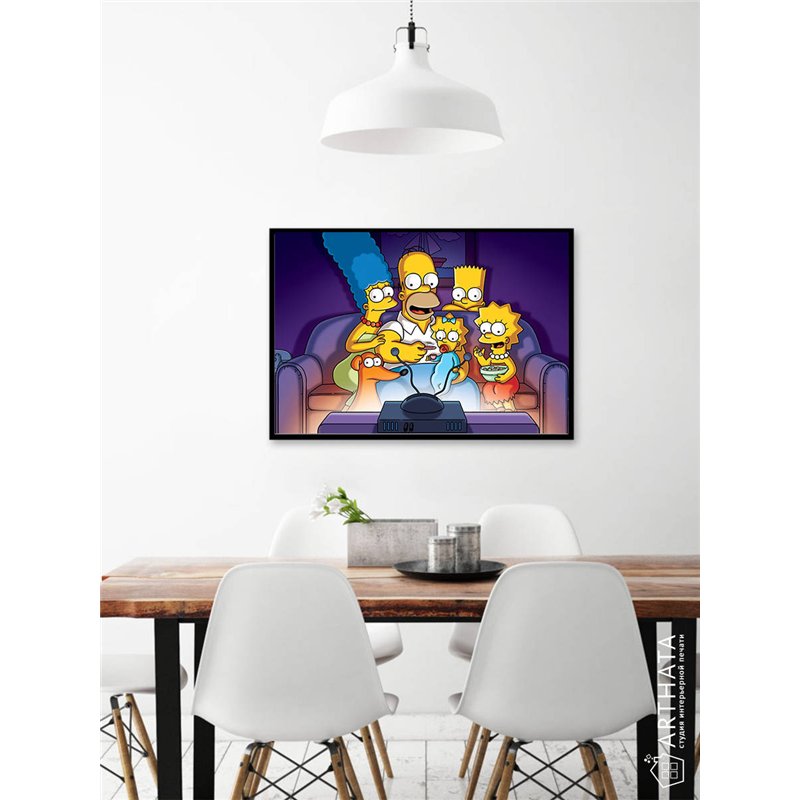 Постер, плакат интерьерный 40x60см - Simpsons