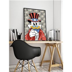 Постер, плакат интерьерный 40x60см - Duck Tales Scrooge McDuck