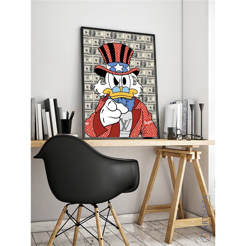 Постер, плакат интерьерный 40x60см - Duck Tales Scrooge McDuck