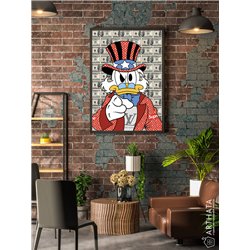 Постер, плакат интерьерный 40x60см - Duck Tales Scrooge McDuck