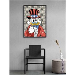 Постер, плакат интерьерный 40x60см - Duck Tales Scrooge McDuck